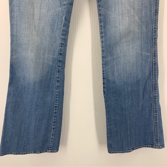 7 For All Mankind Womens 27 Jeans A Pocket Bootcut Low-rise Stretch Light - Picture 2 of 14